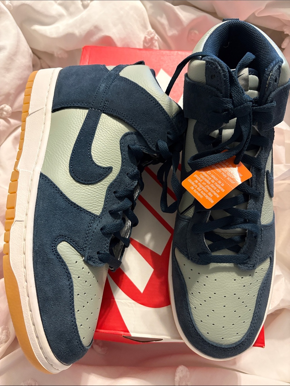 Nike Dunk High Retro SE Jade Horizon/ Armory Navy US size 12